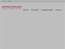 Tablet Screenshot of midwestportland.com
